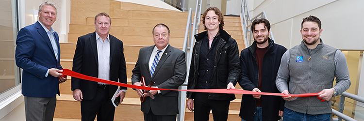 Ribbon-cutting of renovated commercial building hosted <br> by City Realty Group at 1515 Hancock Street
